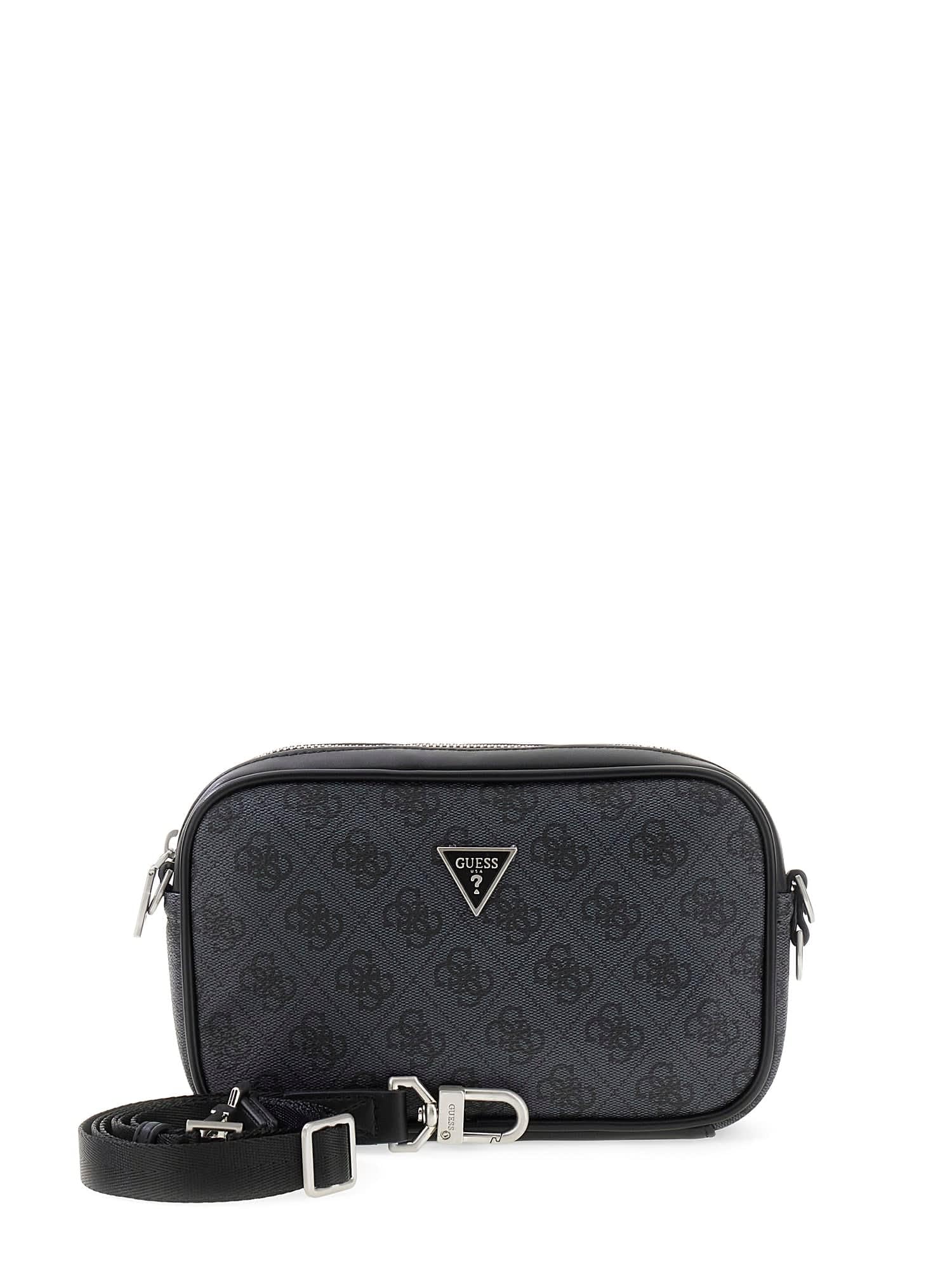 Bolso crossbody GUESS Milano negro, bolso cruzado de marca en talla única para mujer 7