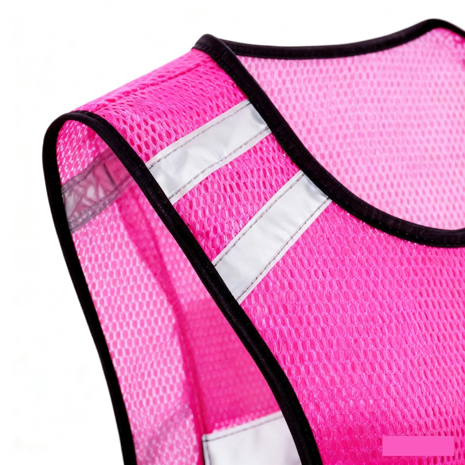 Odblaskowa Kamizelka Odblaskowa Do Biegania Nocą Na Świeżym Powietrzu, Oddychająca, Bezpieczna Kamizelka(Pink)
