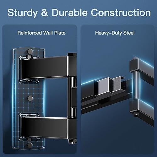 Miniatura 4 de PERLESMITH - Soporte de pared para televisores de 13 a 30 pulgadas