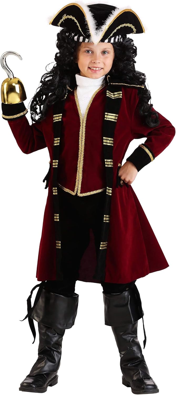 Fun Costumes Deluxe Captain Hook Costume for Kids - L - Image 2