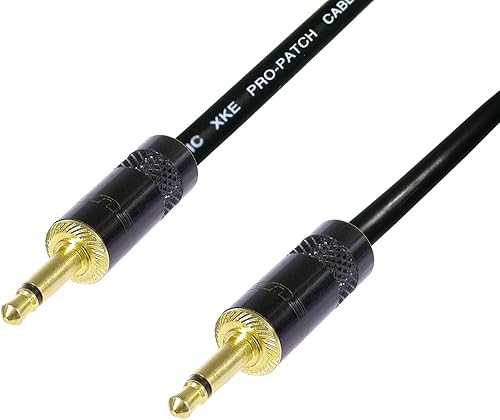 Audio- Video-Verbindungskabel3 5A mm-Mono-Miniklinke auf 3 5A mm-Mono-Miniklinke Audio- Daten-Verbindungskabel mit Spannung Schwarz Audio- Video-Verbindungskabel3 5A mm-Mono-Miniklinke auf 3 5A mm-Mono-Miniklinke Audio- Daten-Verbindungskabel mit Spannung Schwarz