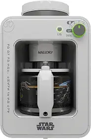 Cafeteira Elétrica Mallory Star Wars Jedi Brew 127V - Com Moedor de Grãos – Edição Limitada Numerada