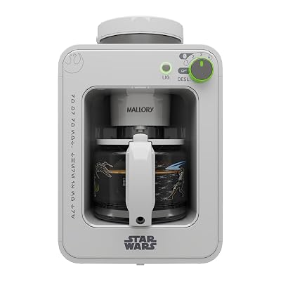 Cafeteira Elétrica Mallory Star Wars Jedi Brew, 220V, com Moedor de Grãos - Edição Limitada
