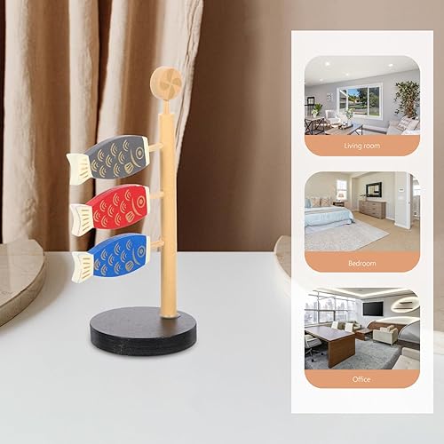 Miniatura 6 de Tofficu Decoración de la suerte de carpa decoraciones de año japonés, decoraciones de peces de estilo japonés para acuario