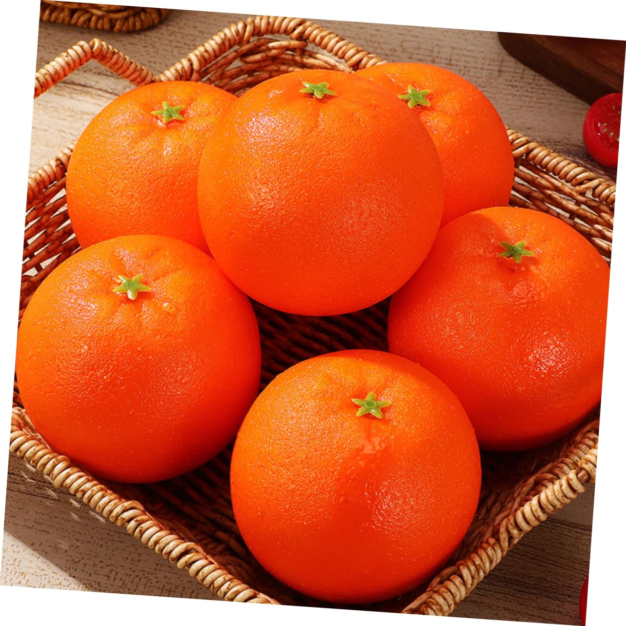 IMIKEYA 40 STK Simuliertes Orangefarbenes Modell Szenenschmuck Dekorative Künstliche Früchte Desktop-deko Mit Künstlichen Orangen Restaurant-Display-Obst Obst-Modell- Schaum