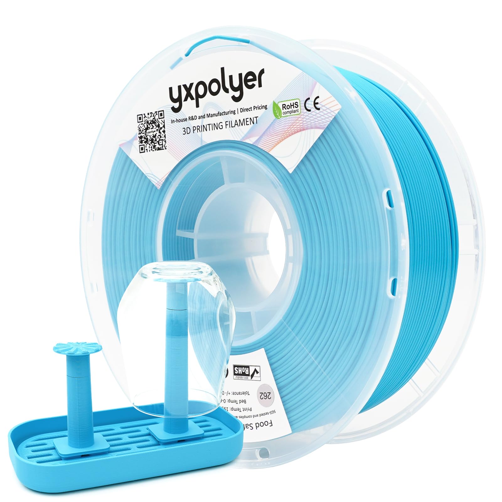Amazon.com: PLA Plus Filament 1.75mm, Aqua Blue, SGS-Tested FDA