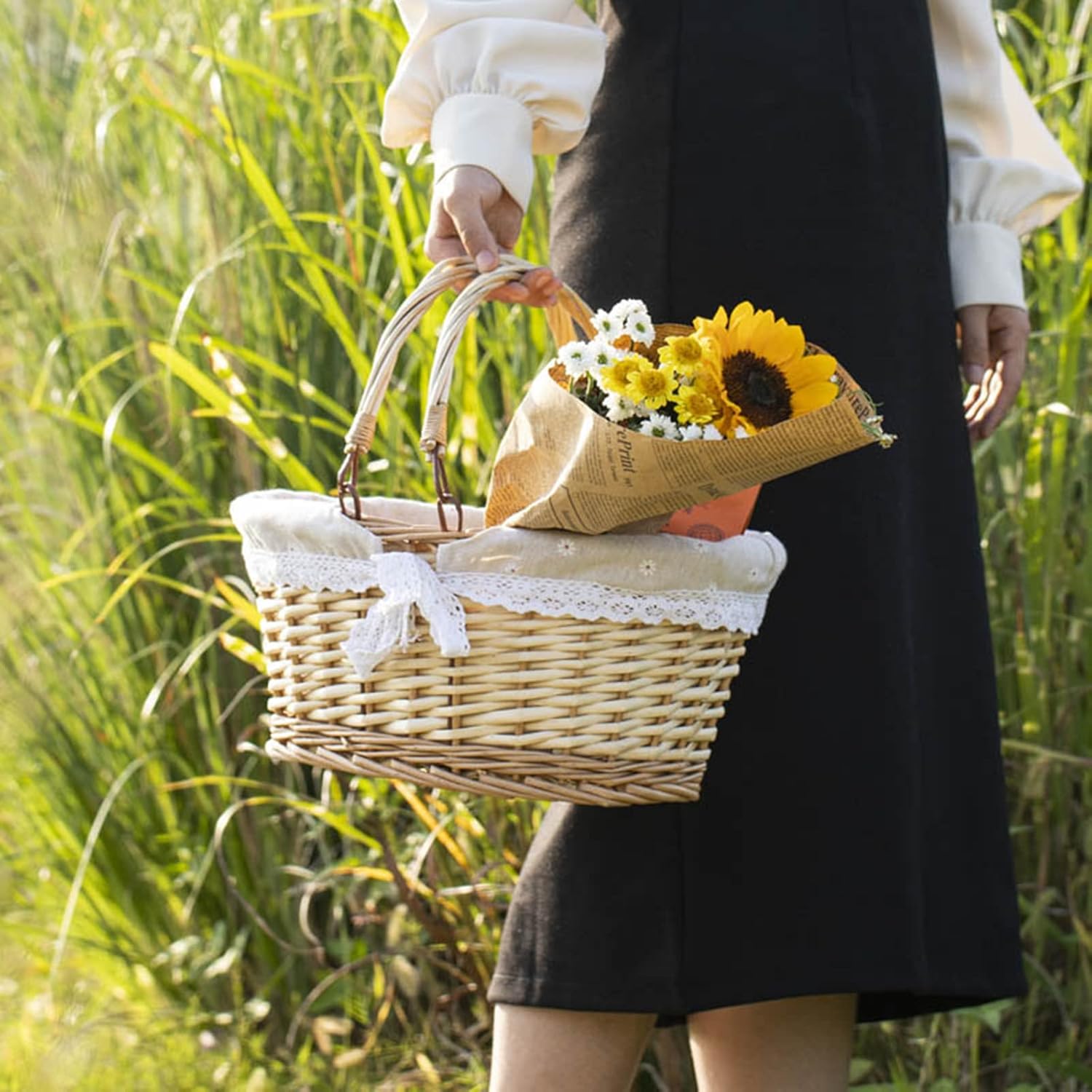 Wicker Picnic Basket