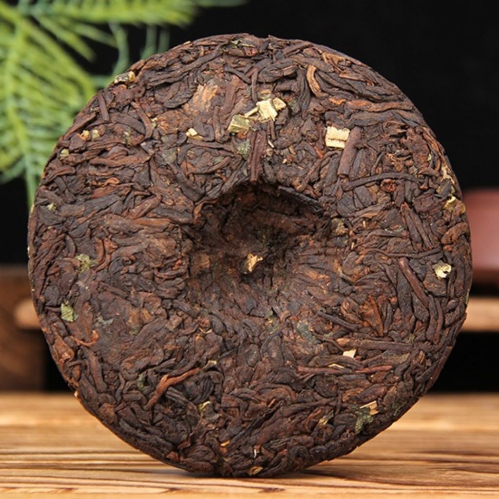 Yunnan Reifer Pu-Erh Tee | Qualitätsstufe A, Teekuchen Mit Klebreis-Geschmack | Sanft & Mild | Natürliches Gesundes Getränk (100g*5)