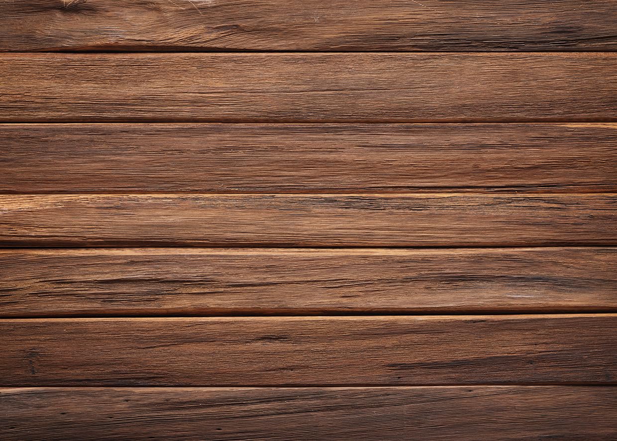 LYWYGG 7x5ft Brown Wood Backdrop Wooden Photo Photography Background Baby Shower Birthday Party Banner CP- 616