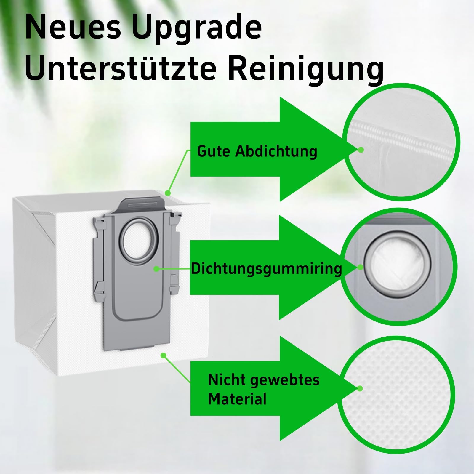 Roborock Q Revo/Q Revo Pro/Q Revo MaxV/QRevo Curv/QV 35A/35S/QR/S8 MaxV Ultra/QRevo S/Qrevo Maste/Elektrikli Süpürge için 12 Adet Toz Torbası, Yedek Torba Aksesuar Seti Elektrikli Süpürge Torbası