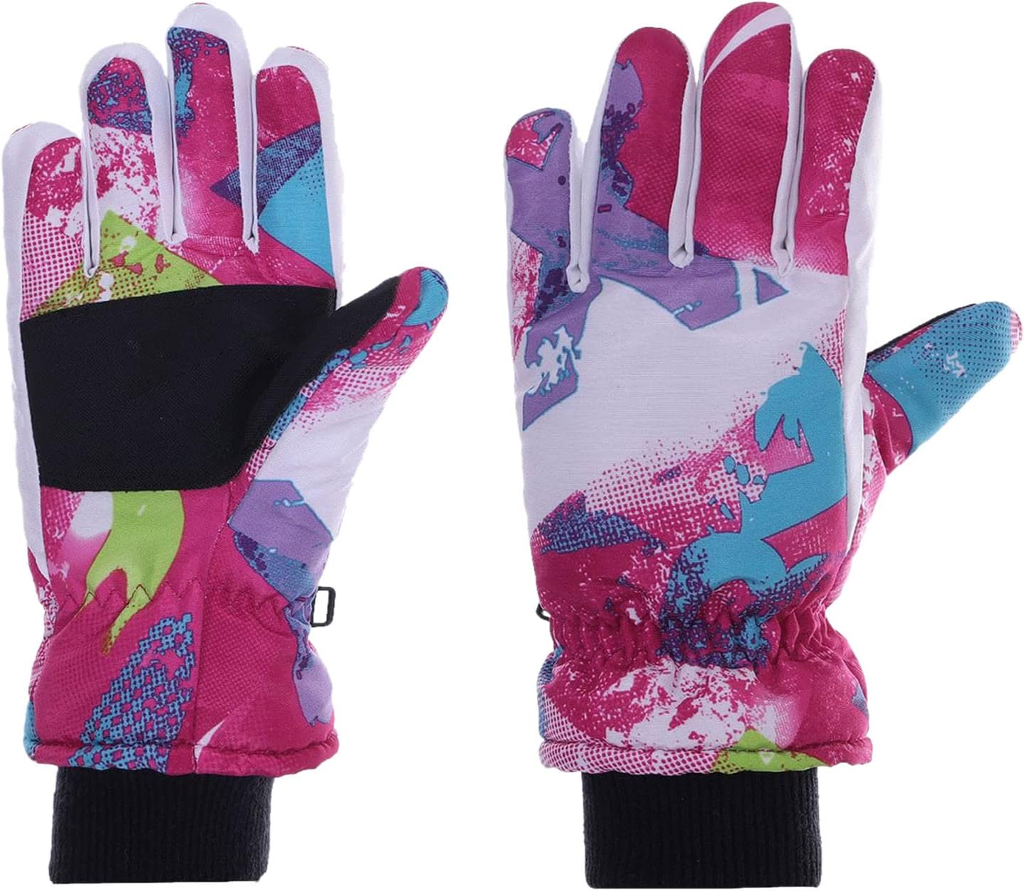 Gloves Mittens Convertible for 6-15Years Mittens Girls Boys Skiing Snow Gloves Mittens for Women Cold Weather : Clothing, Shoes & Jewelry