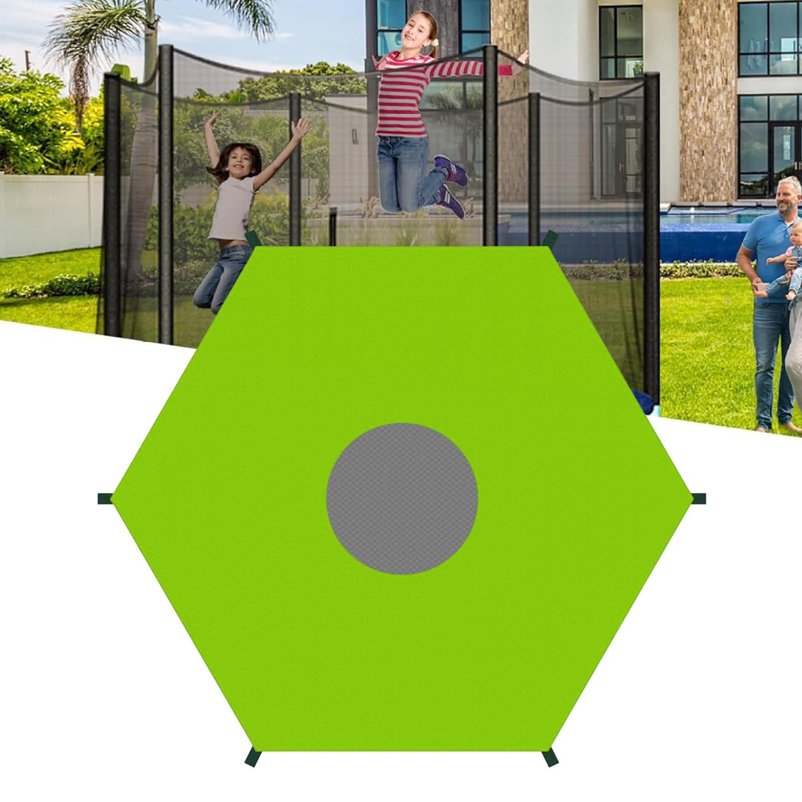 Pokrowiec na namiot trampolinowy – namiot na trampolinę, ochrona przed deszczem, wodoodporna tkanina Oxford, osłony ochronne do skakania na basen, do parków wodnych, na urodziny, piknik, imprezy