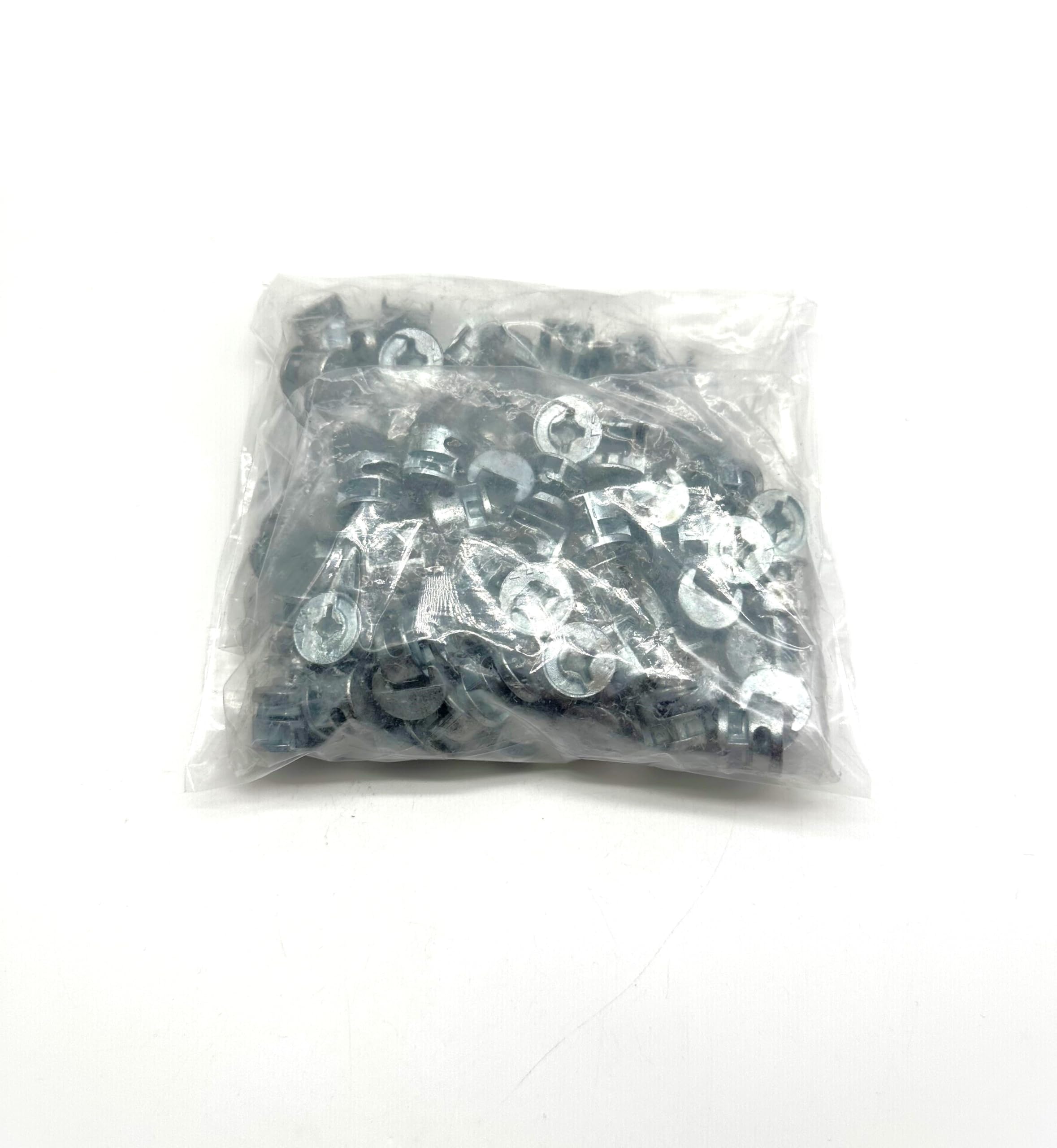 100 PCS Furniture Cam Locks and Nuts 15mm