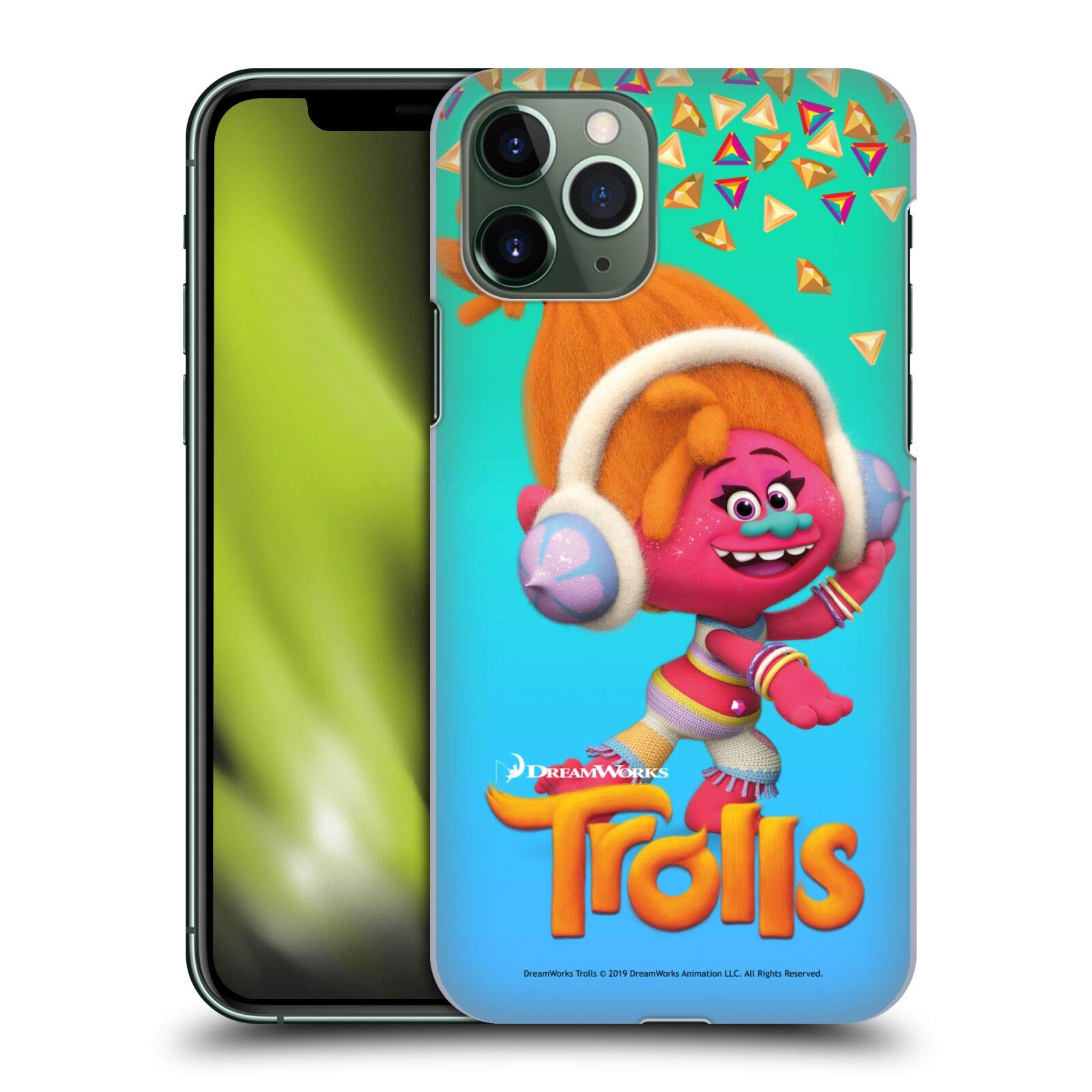 Head Case Designs Officially Licensed Trolls DJ Suki Snack Pack Hard Back Case Compatible with Apple iPhone 11 Pro