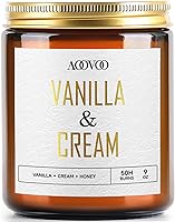 Vista 16 de AOOVOO Velas de canela de manzana, velas perfumadas de 22 onzas, vela de aromaterapia, vela de soja para el hogar perfumada