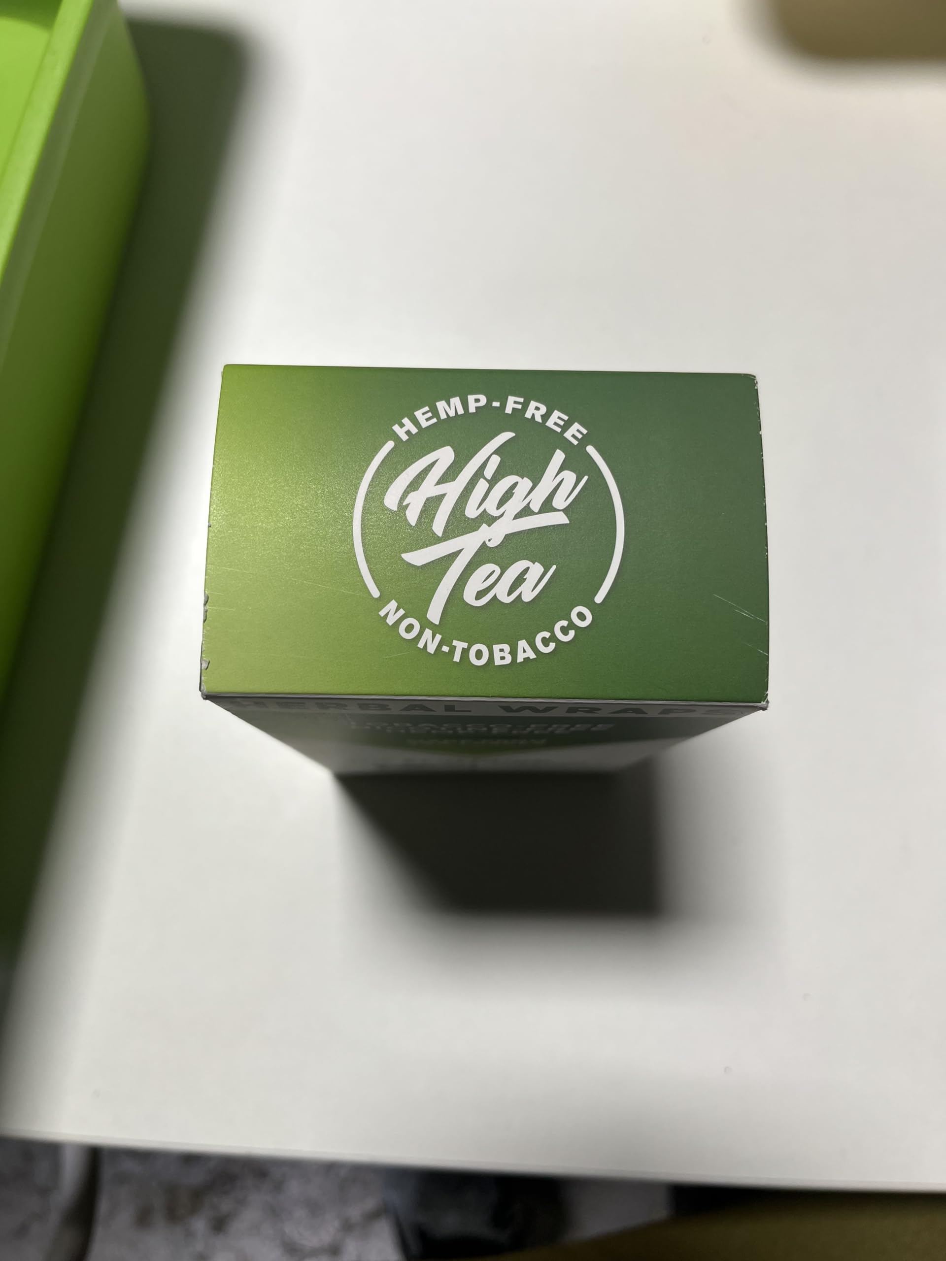 Amazon.com: High Tea Non Tobacco All Natural Herbal Smoking Wraps - Green  Apple