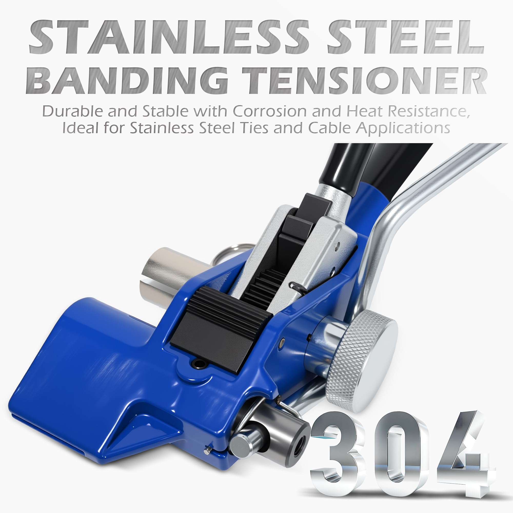 Stainless Steel Strapping Tensioner, Steel Banding Tool, Manual Metal Banding Tensioner, Heavy Duty Fastening Cutting Machine