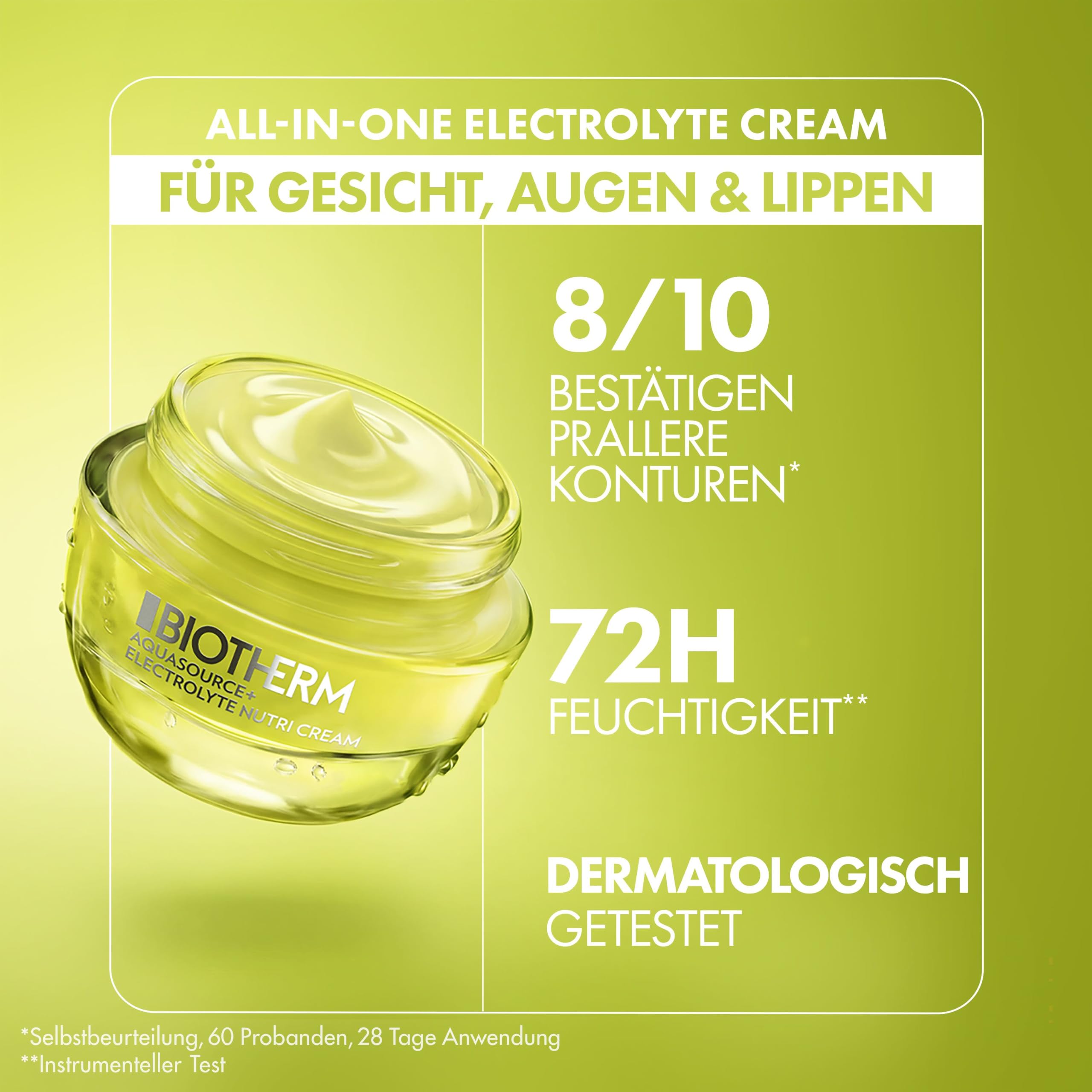 Biotherm AQUASOURCE+ Electrolyte Nutri Cream Feuchtigkeitscreme 30 ml – Ansicht 2
