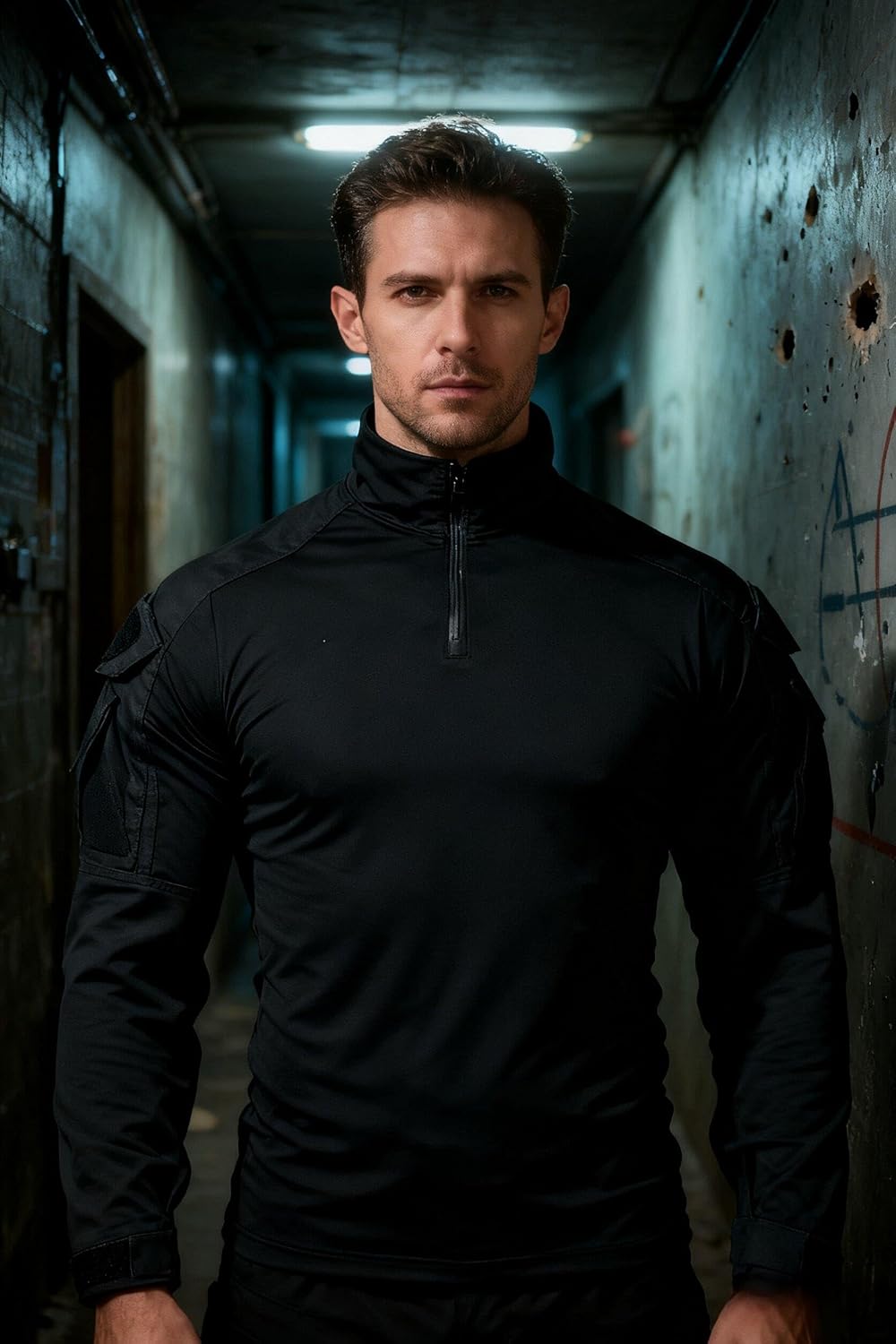 Tactical Shirt for Men G3 Camo Combat Shirt Long Sleeve BDU Military Shirt 1/4 Zip with Pockets - Image 2