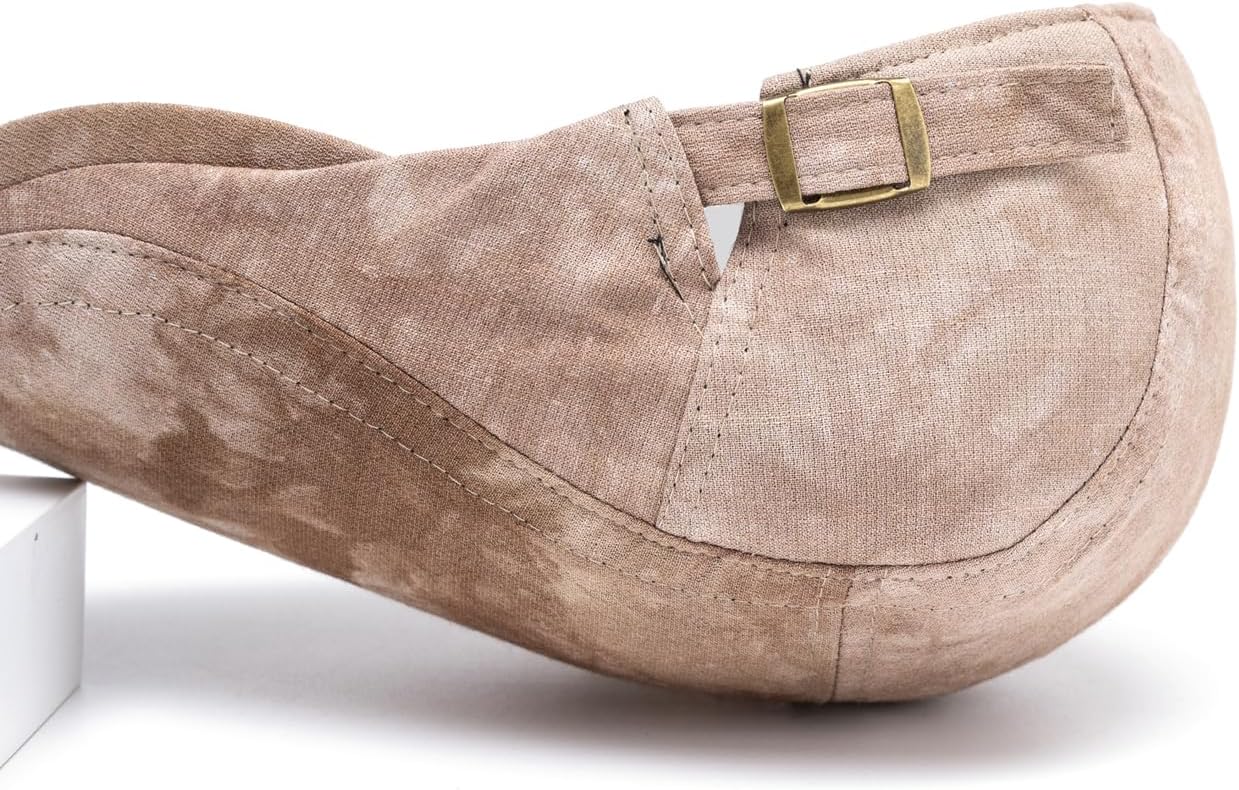 Quanhaigou Unisex Denim Newsboy Hats Flat Ivy Gatsby Cabbie Driving Berets Hat Cotton Dad Cap for Men Women - Image 3