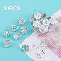 Vista 3 de PAGOW 20 pines de diamantes de imitación para tablón de anuncios de corcho, tachuelas de pulgares, tachuelas de diamante transparente para escuela