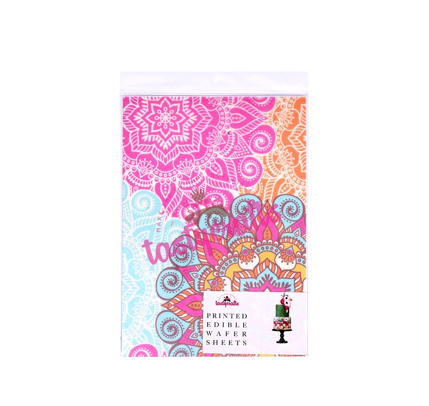 Buy Tastycrafts Printed Edible Wafer Paper Sheets Edible Cake