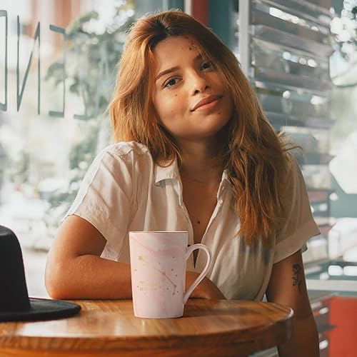 Miniatura 9 de YHRJWN Regalos de Aries para mujeres, regalos de constelación Aries, tazas de café con signo del zodiaco Aries para 12 amantes de las constelaciones