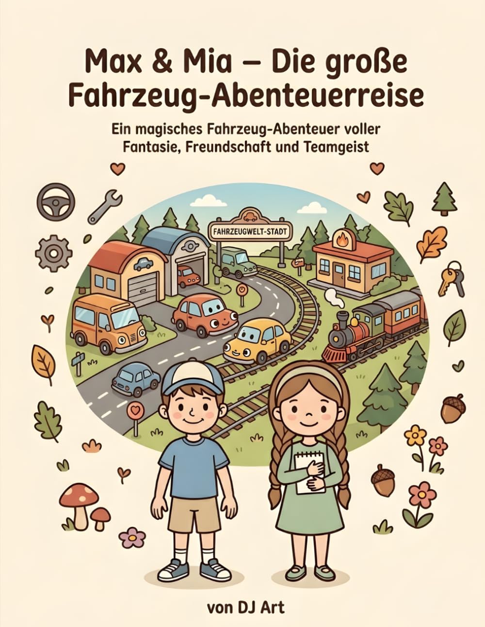 Max & Mia – Die große Fahrzeug‑Abenteuerreise: Band 1 der magischen Fahrzeug‑Reise – Ausmalspaß mit Max, Mia und ihren Fahrzeug‑Freunden