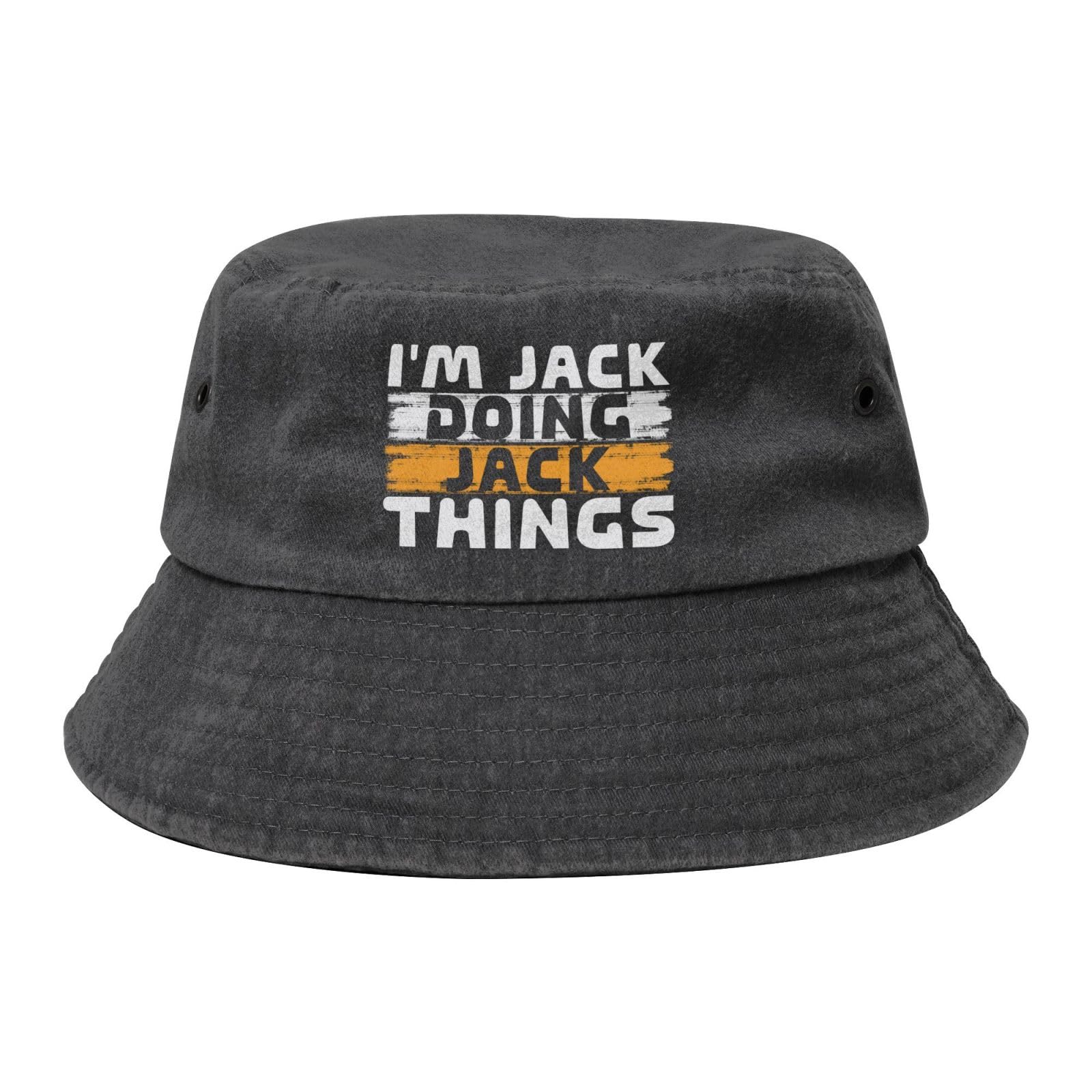 Qauirfe I'm Jack Doing Jack Things Fashion Cowboy Denim Fisherman Hat Outdoor Fishing Cap Sun