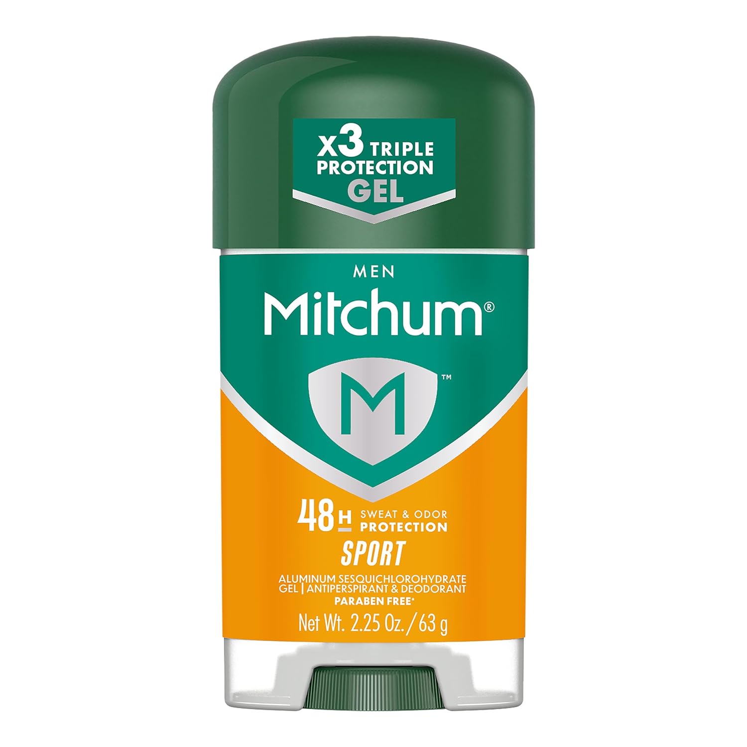 Mitchum Men’s Triple Odor Protection Antiperspirant & Deodorant Gel, Sport, 48HR Protection, 2.25 oz Mitchum Men’s Triple Odor Protection Antiperspirant & Deodorant Gel, Sport, 48HR Protection, 2.25 oz