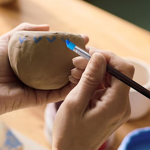 Miniatura 6 de 5 pinceles de pintura de silicona, herramientas flexibles para tallar arcilla, herramientas profesionales de escultura para manualidades, cerámica,