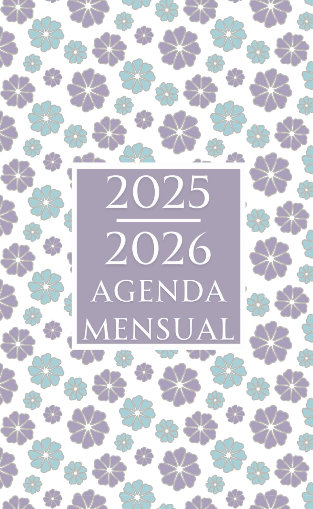 Agenda Mensual 2025-2026: 2 Años Planificador mensual de bolsillo, para Enero 2025 a Diciembre 2026, 24 Meses Calendario - 1 Mes Para 2 Páginas - Formato Pequeño y Práctico