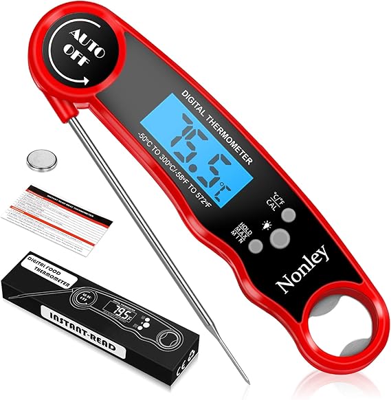 Review Digital Meat Thermometer for Cooking Waterproof Ultra Fast Instant Read Kitchen