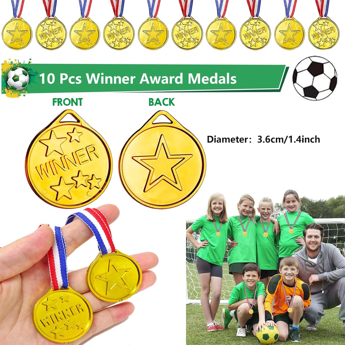 Kit Compleanno Calcio Kit Completo Bomboniere Tema Calcio - 96 Pezzi:  Sacchetti, Fischietti, Medaglie, Braccialetti, Tatuaggi E Elastici | Per  Feste Bambini Gadget Compleanno Calcio, image size:1200x1200