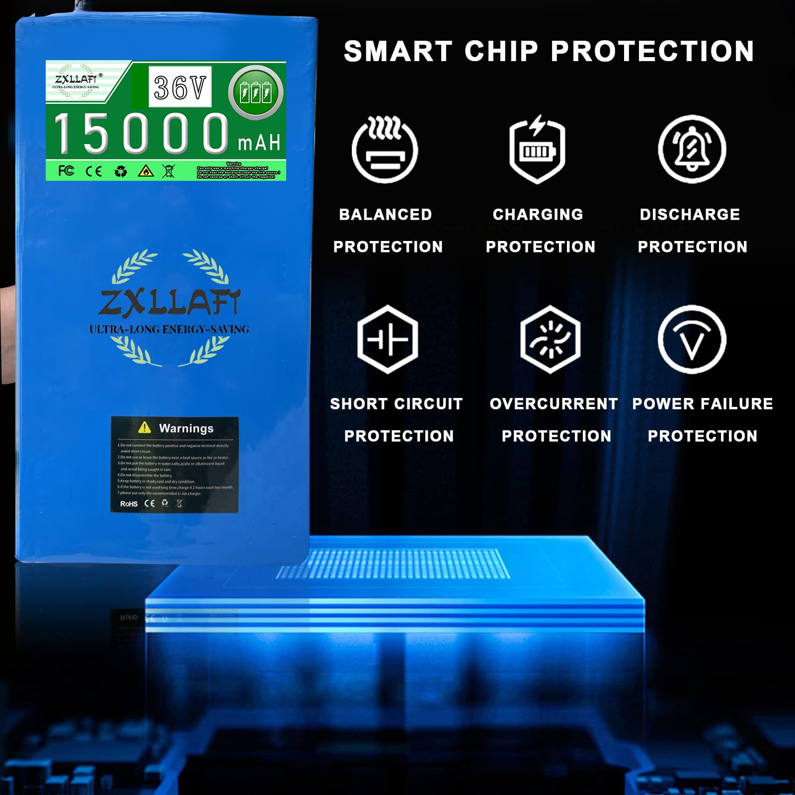 Batería Iones Litio 36 V, 20 Ah, 15 Ah, batería Litio 36 V, batería de Repuesto, 36 V Paquete batería Iones Litio con Cargador y BMS para Motores de 250 W a 750 W,36v15ah t Plug