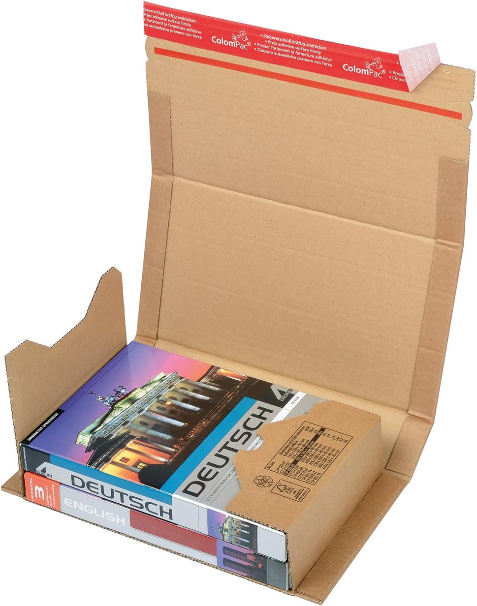 ColomPac CP 020.04 Book Wrap Mailer, 251 x 165 x 60mm, 20 Mailers