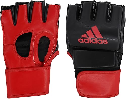 Miniatura 9 de adidas MMA - Guantes de entrenamiento con gancho y bucle MMA para hombres, mujeres, unisex, guantes con palma abierta para MMA, boxeo, kickboxing,