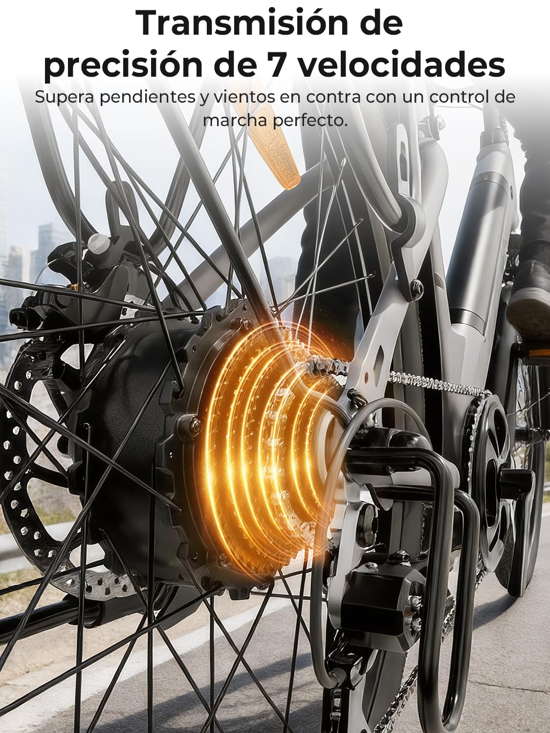 Touroll Bicicleta eléctrica, J1/J2 ST, Autonomía de 100km, Motor 45 NM, 15.6Ah Batería Desmontable, Bicicleta de montaña eléctrica