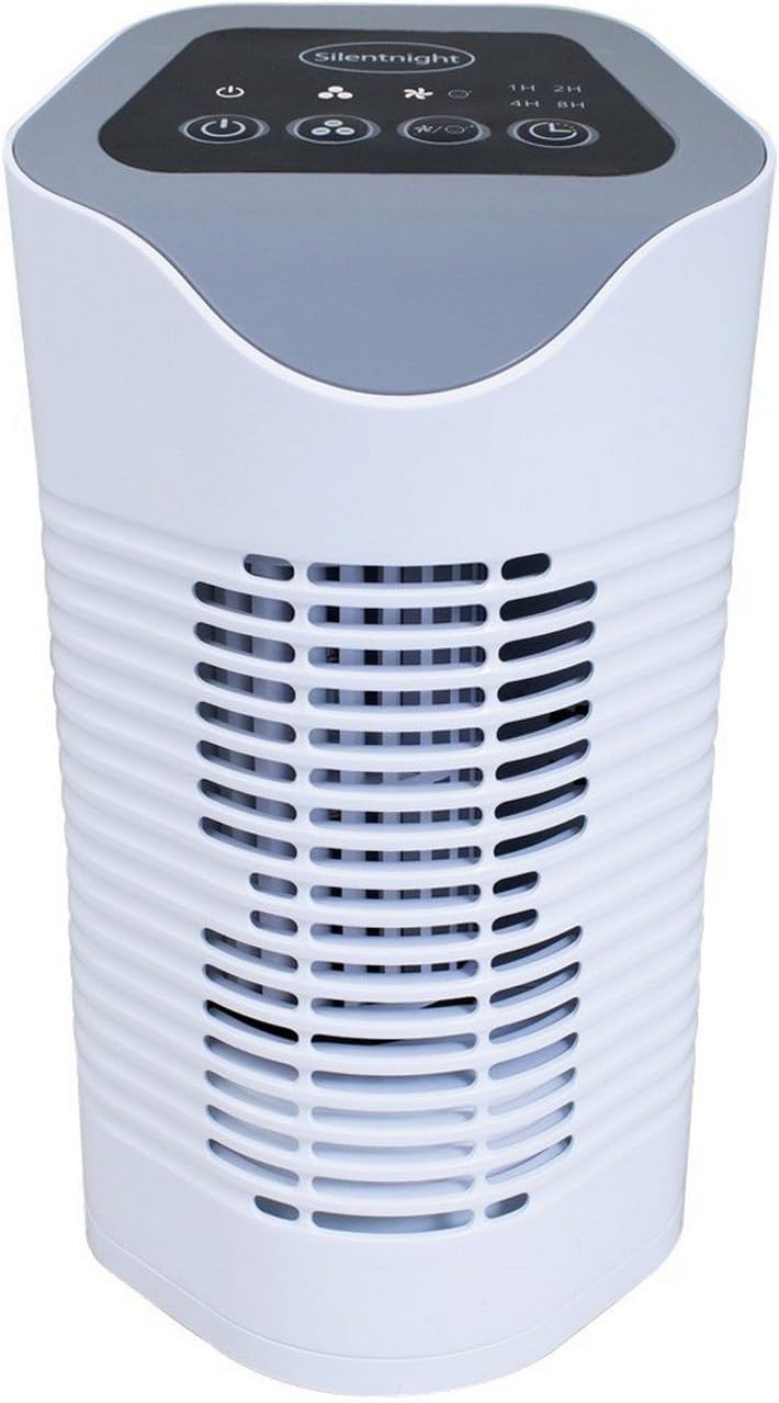 Silentnight Air Purifier with HEPA & Carbon Filters, Air Cleaner for