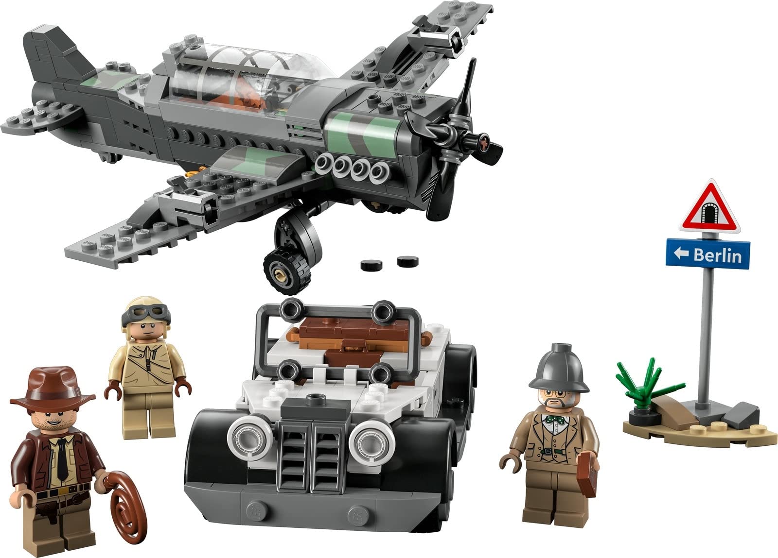 Lego Indiana Jones 2er Set: 77012 Flucht vor dem Jagdflugzeug & 77013 Flucht aus dem Grabmal