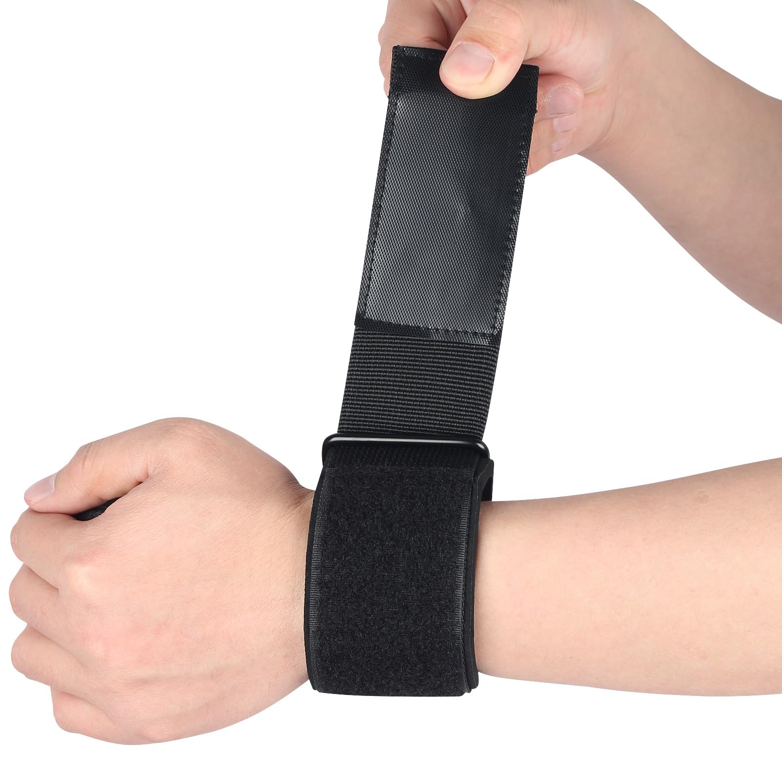 fitgriff zughilfen - klimmzughilfe-haken für krafttraining und gym mit rutschfestem griff, verstärkter stahlplatte und verstellbarem klettverschluss, ideal für frauen und männer, langlebiges desi