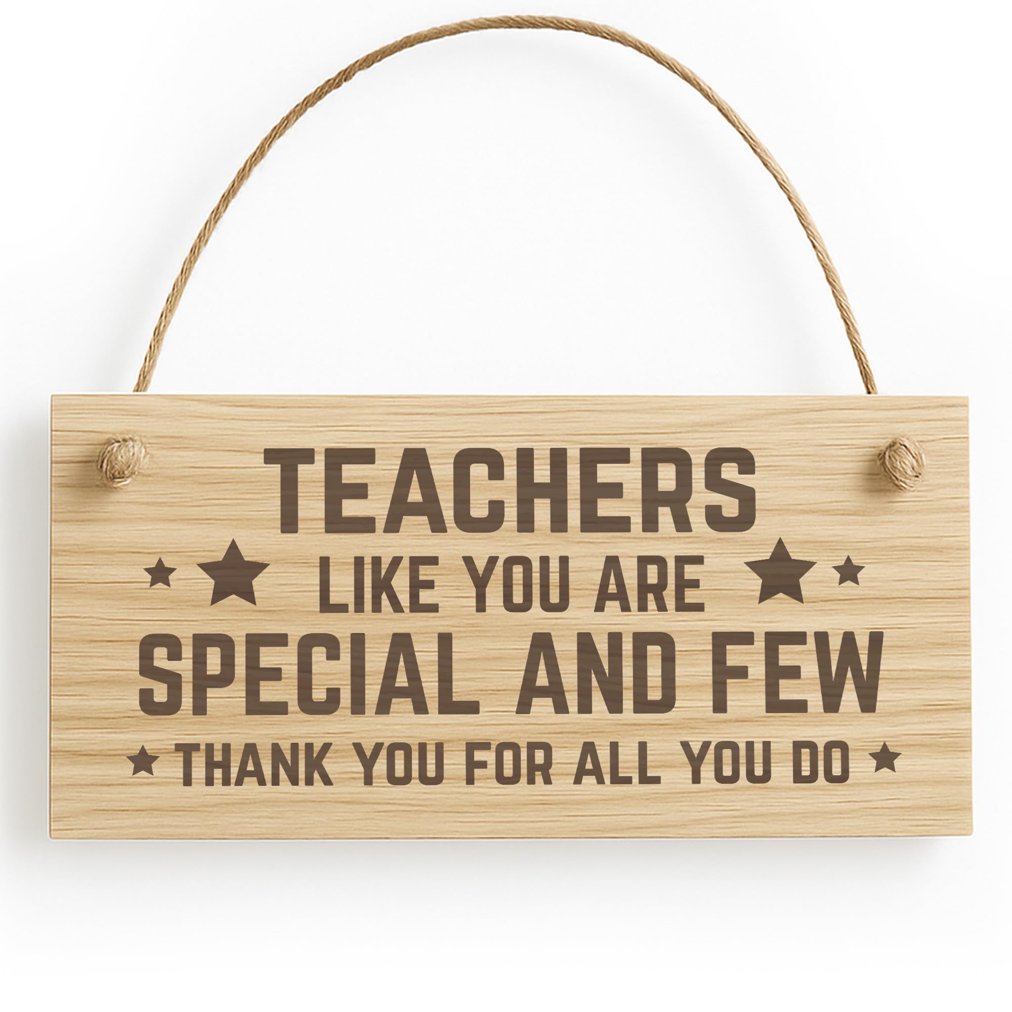 Red Ocean Teacher Gifts Engraved Wooden Plaque Thank You Gift For Teacher Leaving School End of Term Gifts