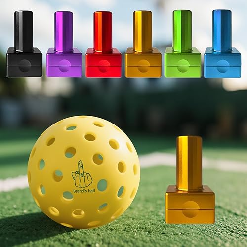 Miniatura 7 de Sello de Pelota de Pickleball Personalizado con Tu Logo Texto Marcador de Pickleball Reutilizable Perfecto para Marcar Tus Pelotas de Pickleball