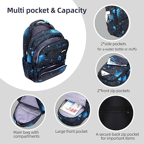 Miniatura 4 de Mochila de MITOWERMI para niños, mochila para niños y niñas, mochila escolar para niños de primaria, mochila para niños, mochilas para niños de