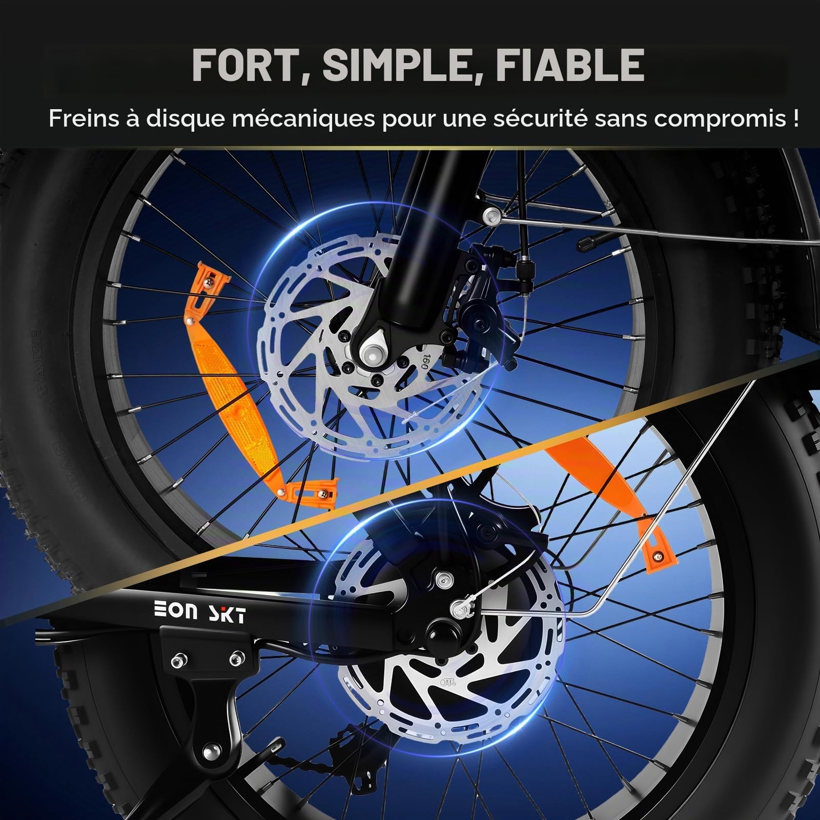 Velo Electrique Homme，20 inch Velo Electrique Homme 48V 15.6Ah Batterie, Velo Pliant Adulte 7 Vitesses avec écran，25 km/h avec Moteur de 250 W