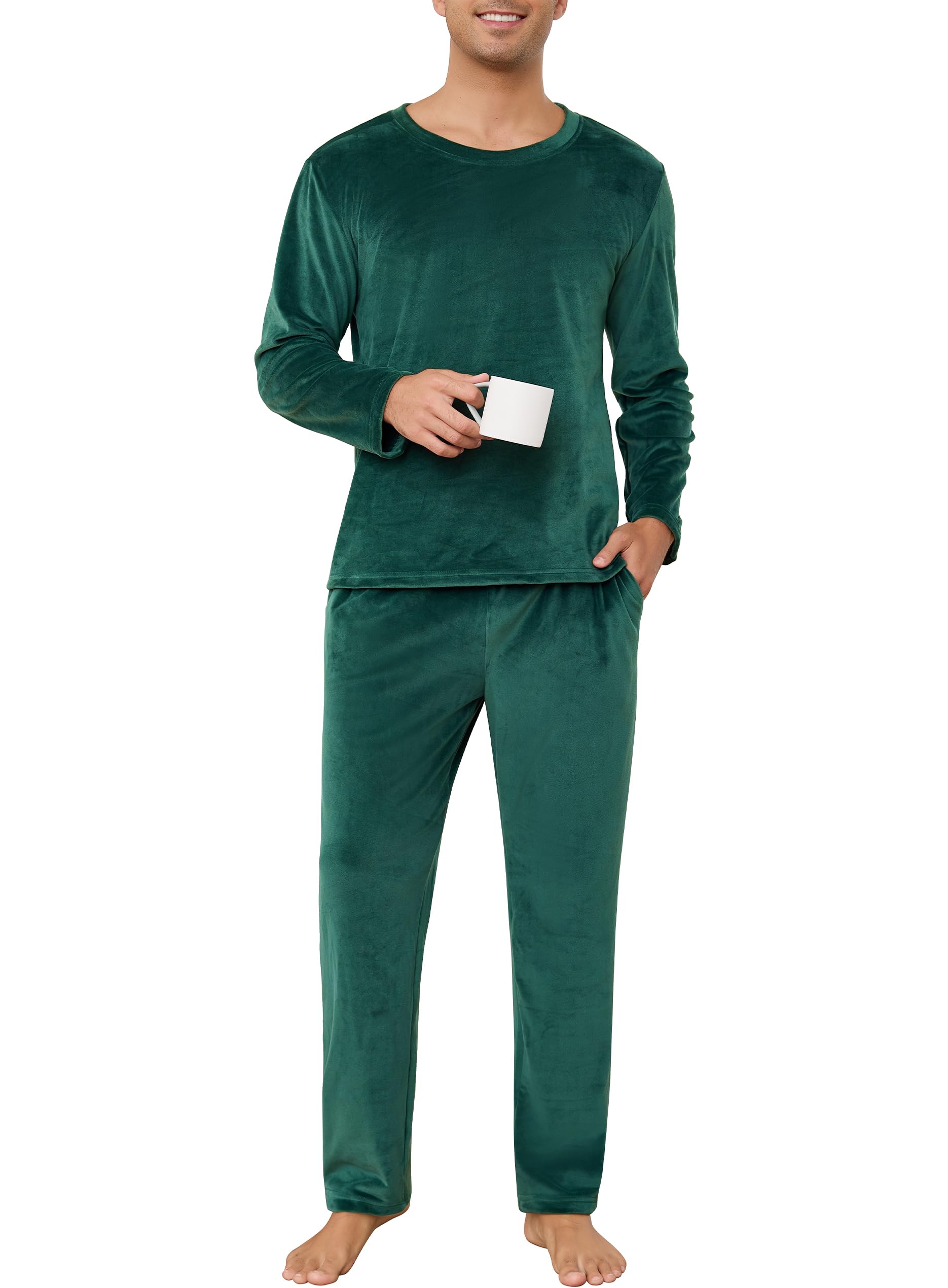 Lunatex Lino velours herenpyjama kopen | Outfitter‑collectie - Bodyfashion Born