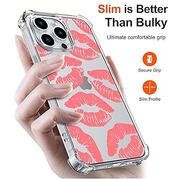 Amazon.com: Wihytec Pink Kiss Phone Case for iPhone 13 Pink