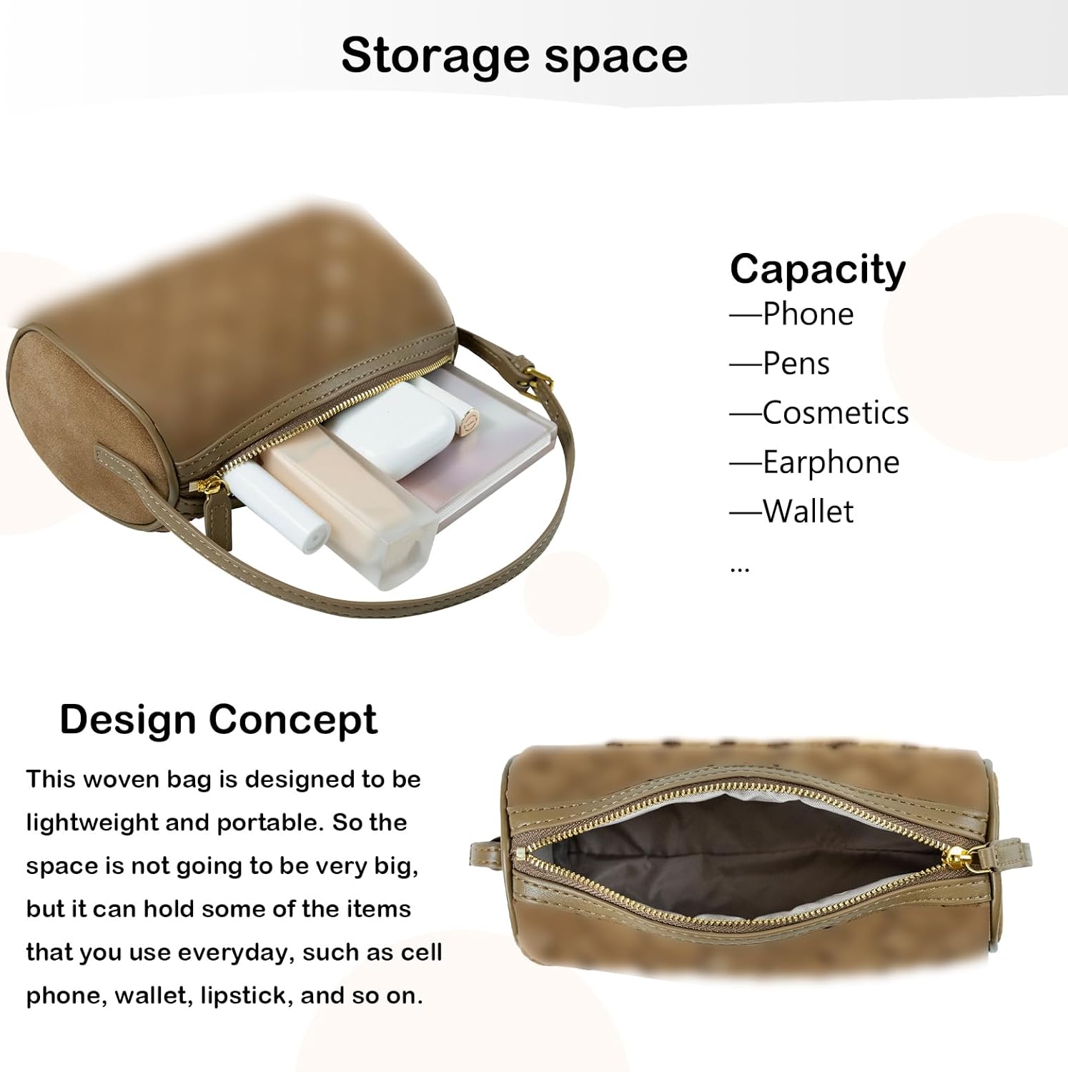 Mini Bag, Little Handbag, Small Purses for Women, Top-handle Bags, Mini Evening Bag