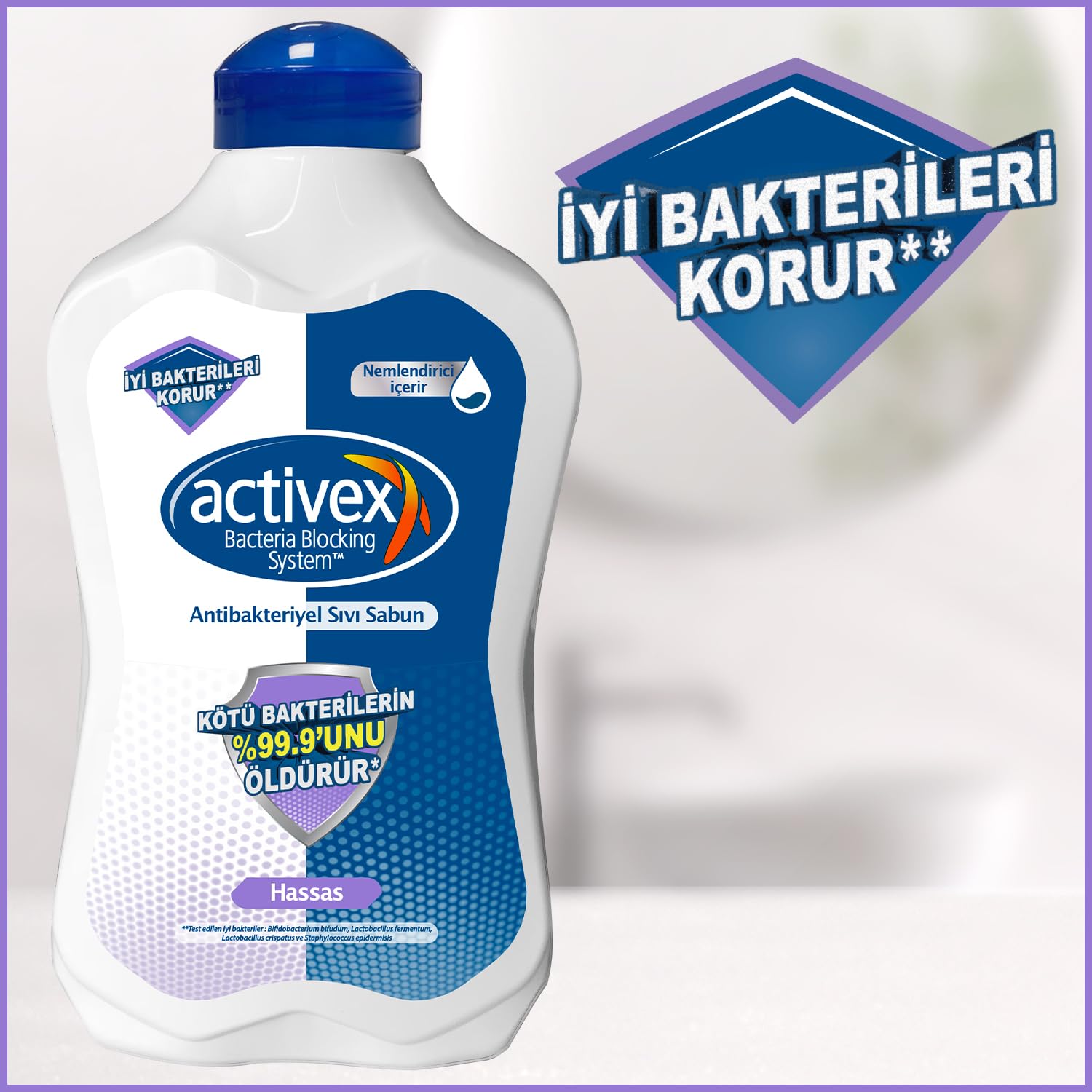 ACTIVEX Sıvı Sabun, Hassas, 1.5 Litre