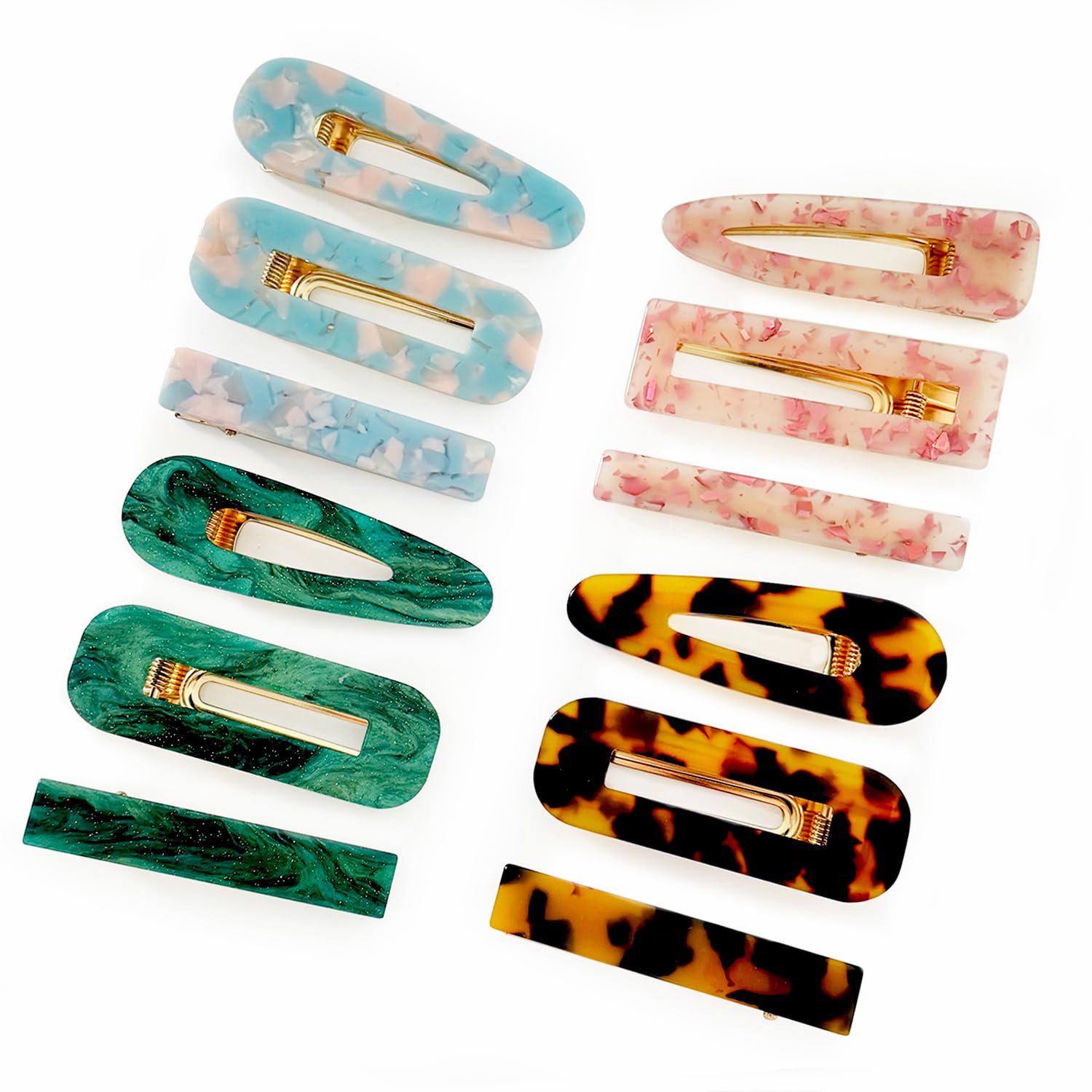 12 Pieces Acrylic Resin Marble Hair Clips Set, Decorative Pearls Hair Barrettes Sweet Decorative Bobby Pins Hairpin Headwear Hair Accessories Headwear for Women and Girls… 12 Pieces Acrylic Resin Marble Hair Clips Set, Decorative Pearls Hair Barrettes Sweet Decorative Bobby Pins Hairpin Headwear Hair Accessories Headwear for Women and Girls…